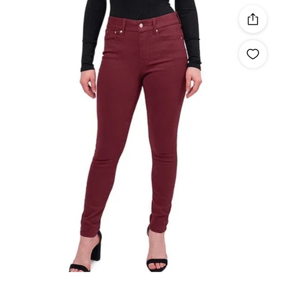 Seven7 Tummyless Skinny Jean size 6 high rise, inner slimming, control panel - Picture 1 of 5